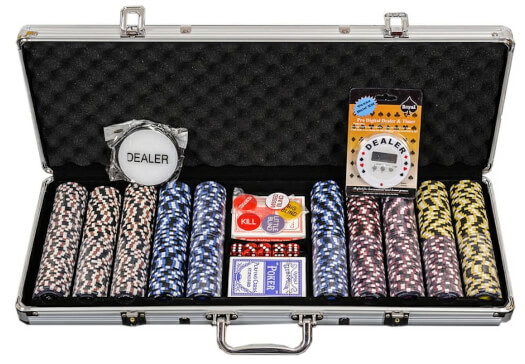 Pro Poker 500 Piece Numbered Poker Chip Set - 14g