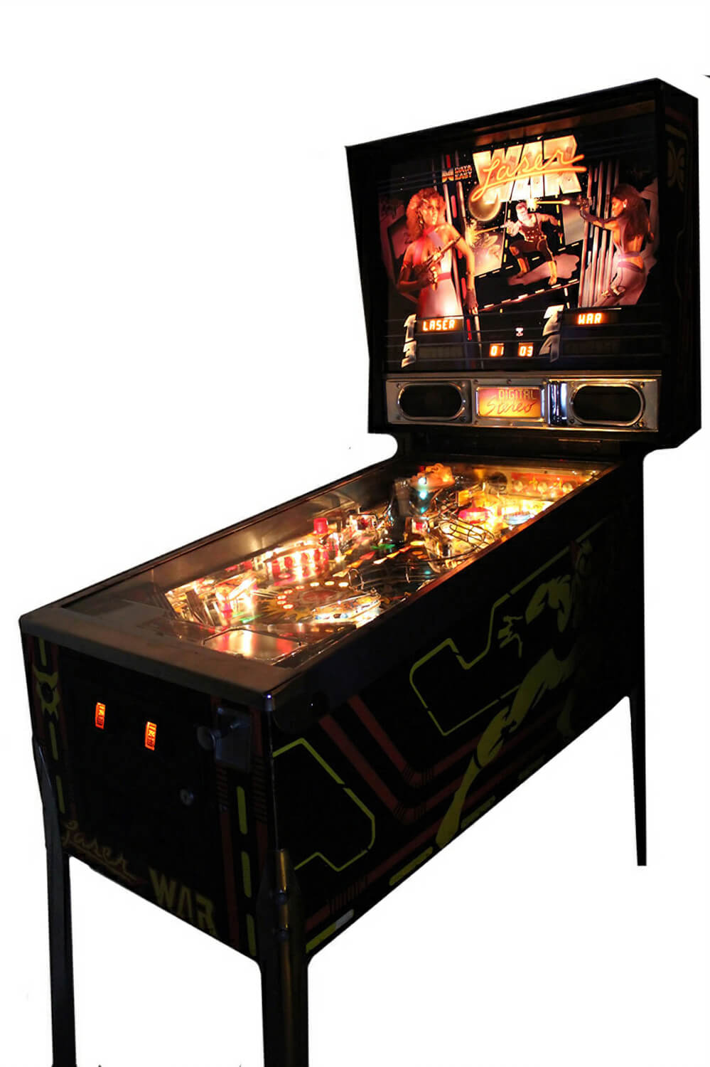Laser War Pinball Machine For Sale Liberty Games