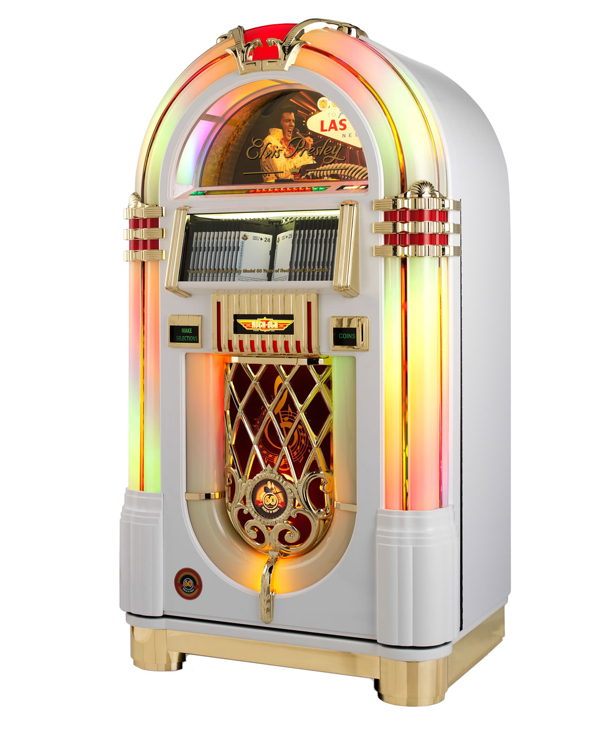 Ricatech/Rock Ola Elvis Presley Ltd Edition Jukebox Liberty Games Ricatech/Rock Ola Elvis Presley Ltd Edition Jukebox Liberty Games