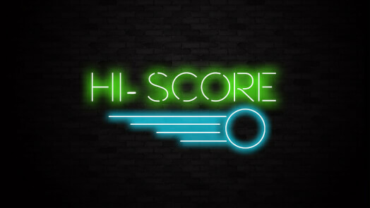 Hi-Score Neon Sign