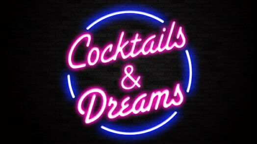 Cocktails & Dreams Neon Bar Sign