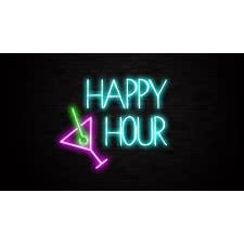 Happy Hour Neon Bar Sign