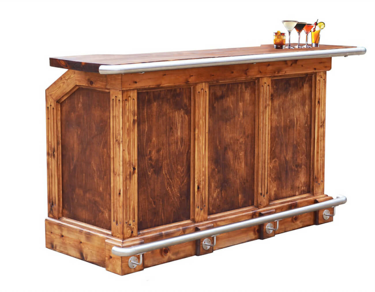 The Traditional Solid Wood Home Bar