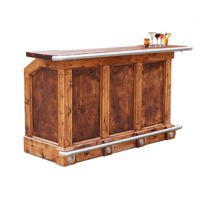 The Traditional Solid Wood Home Bar