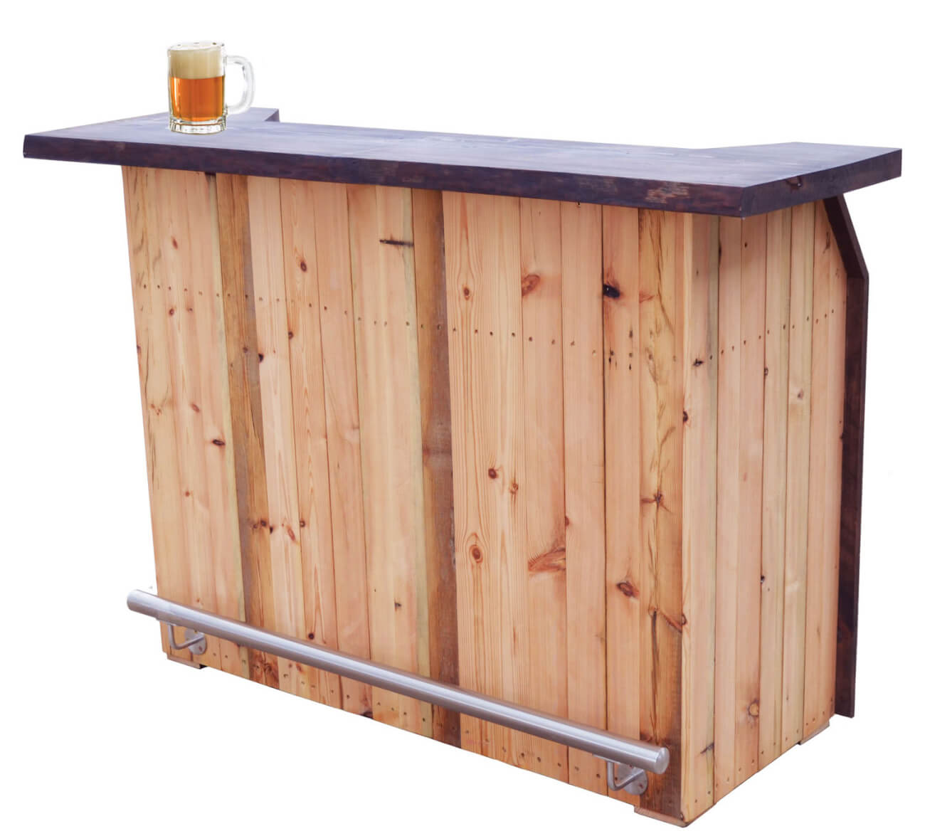 The Rustic Outdoor Solid Wood Home Bar