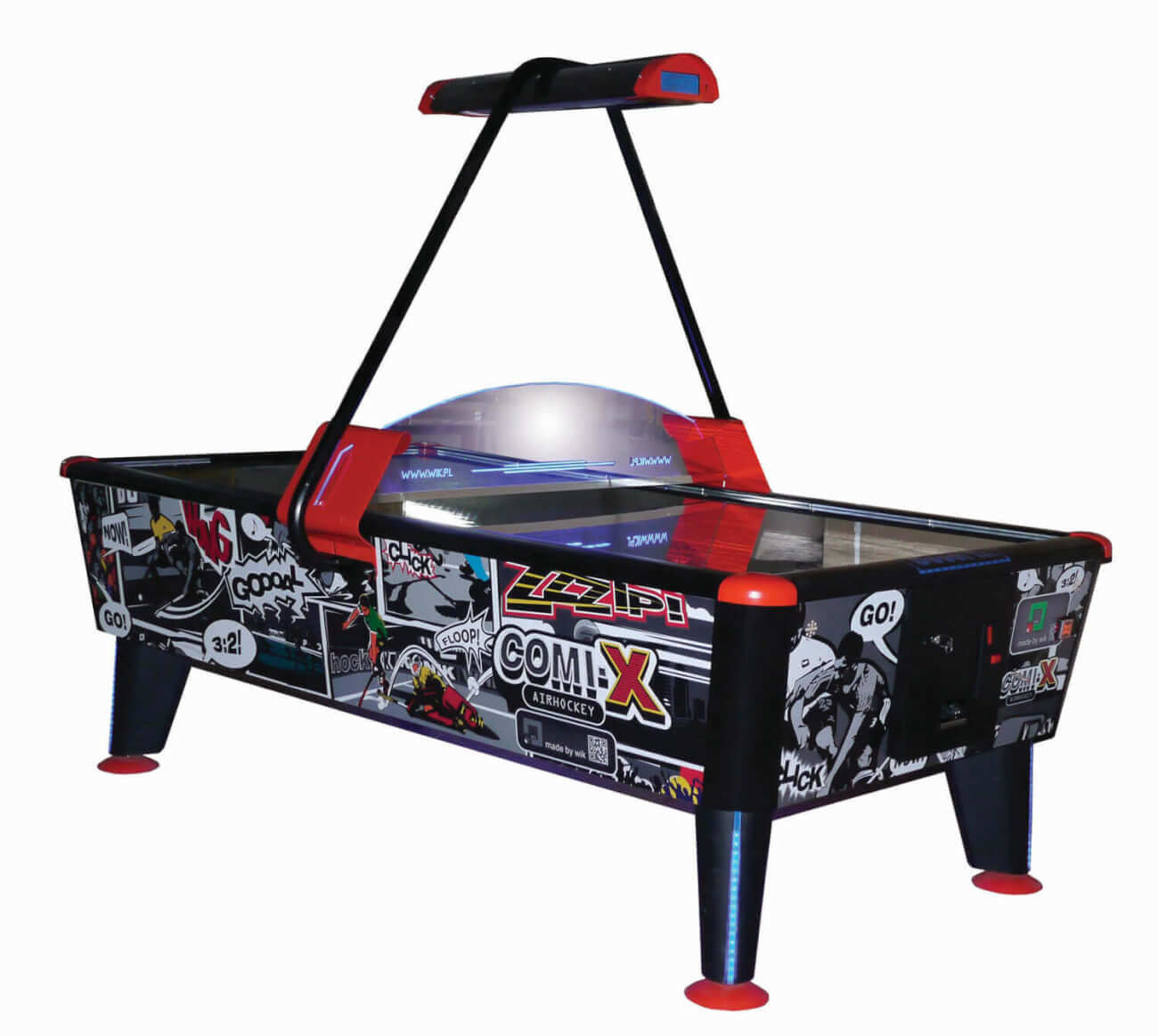 WIK Comix Commercial 8ft Air Hockey Table