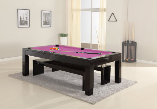 The Phoenix Solid Wood 7ft Slate Bed Pool Dining Table