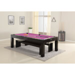 The Phoenix Solid Wood 7ft Slate Bed Pool Dining Table