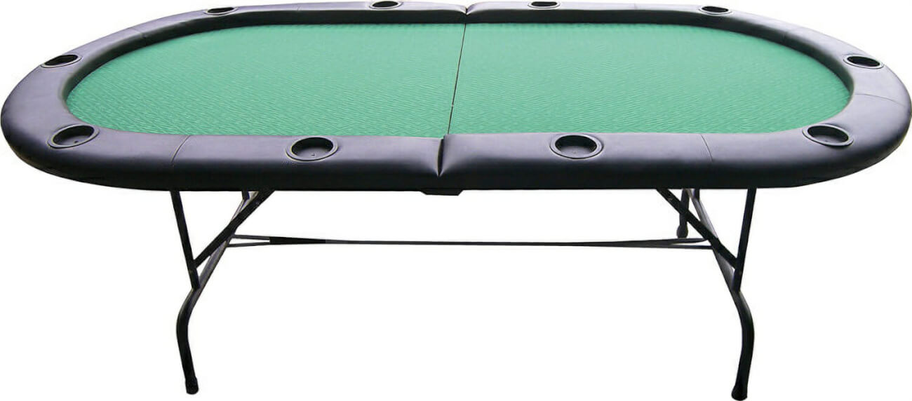 Buffalo Gambler 10-Person Poker Table