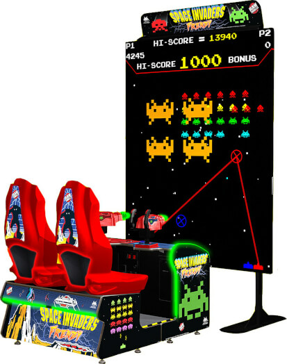 Space Invaders Frenzy Arcade Machine