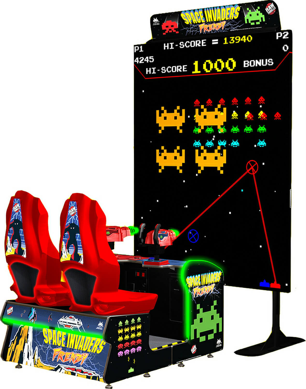 Space Invaders Frenzy Arcade Machine Liberty Games Space Invaders Frenzy Arcade Machine Liberty Games