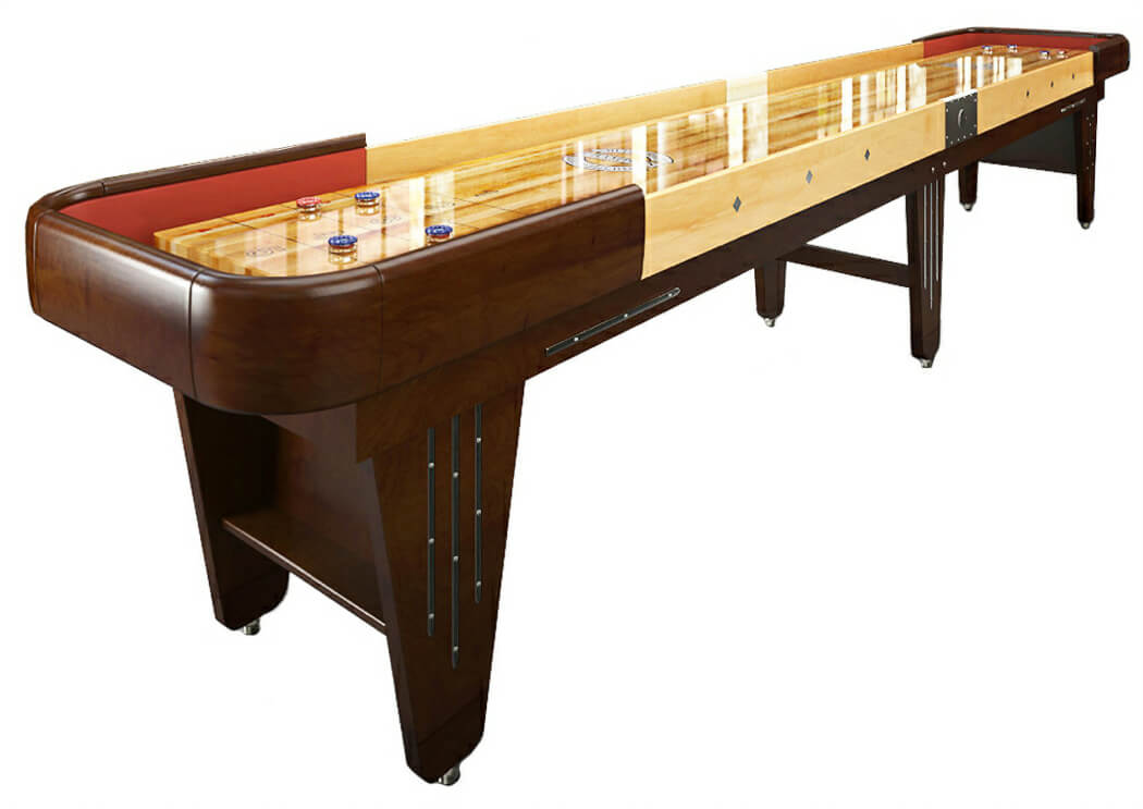 Champion Vintage Charleston Shuffleboard Table, 12 ft, 14 ft, 16 ft, 18