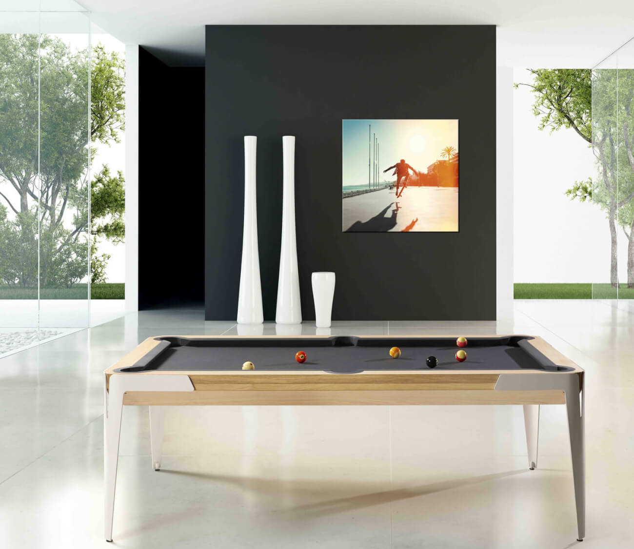 Mao Slate Bed Luxury American Pool Table