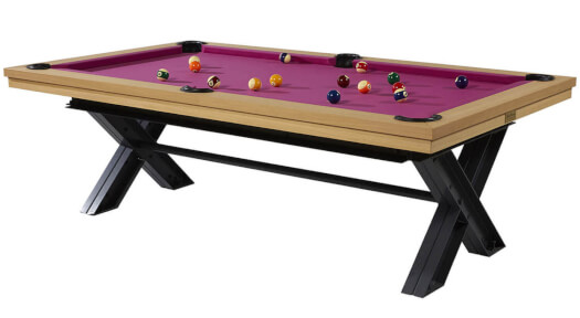 Meteor Luxury Slate Bed American Pool Table