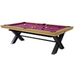 Meteor Luxury Slate Bed American Pool Table