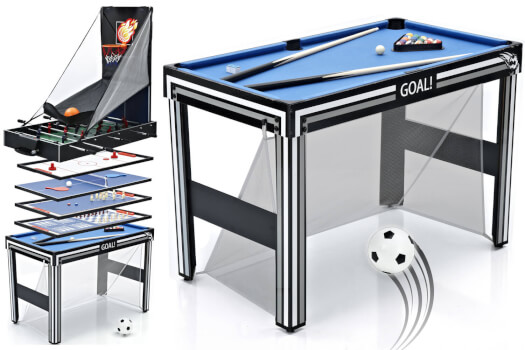 Tekscore Goal 21-in-1 4ft Multi Games Table