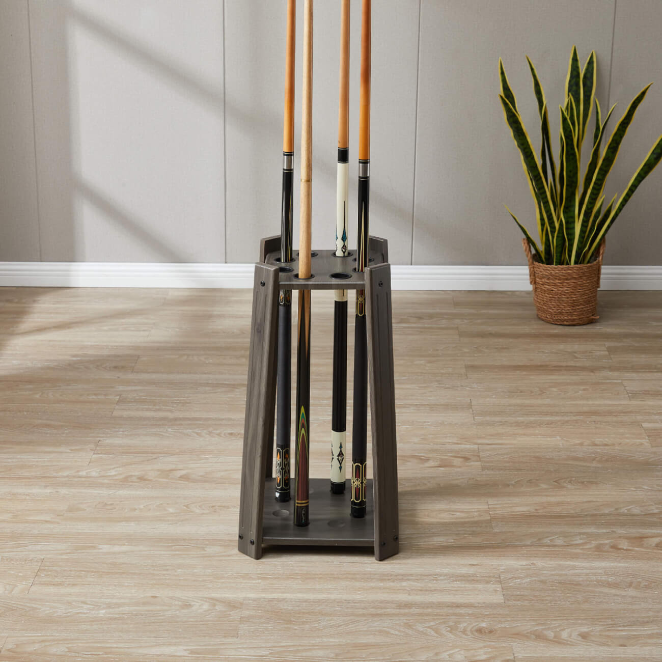 Strikeworth Compact Pool Cue Stand For 8 Cues