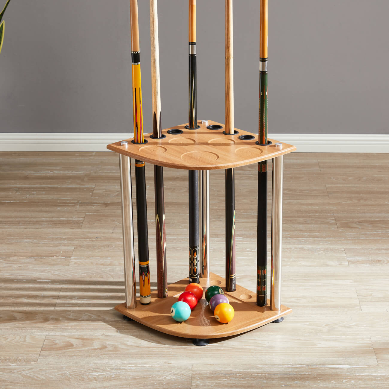 Strikeworth Corner Cue Stand for 8 Cues