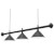 Strikeworth Black Pool Table Lighting Bar