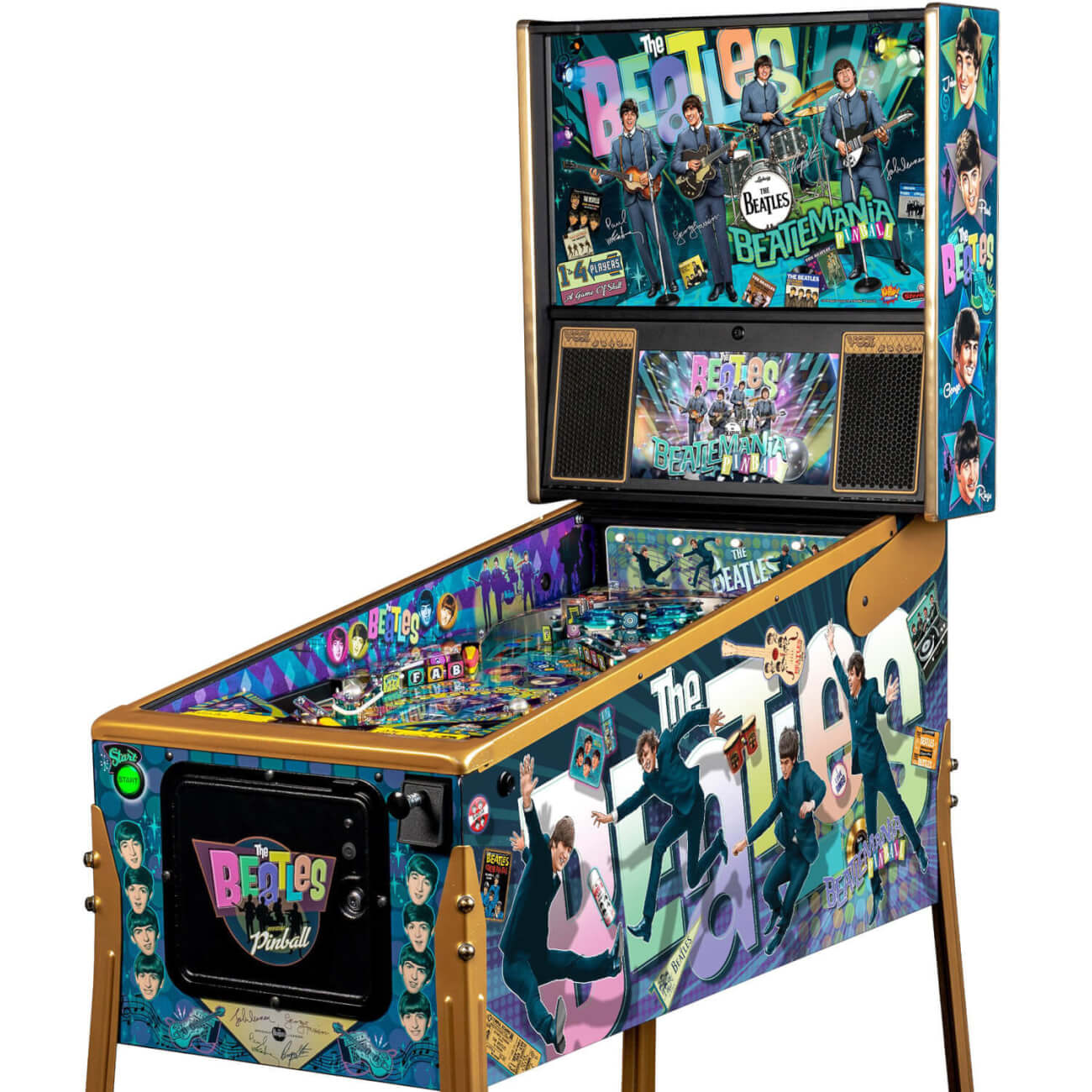 Stern The Beatles Gold Pinball Machine
