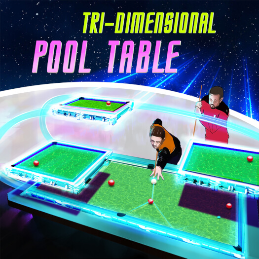 Star Trek Tri-Dimensional Pool Table