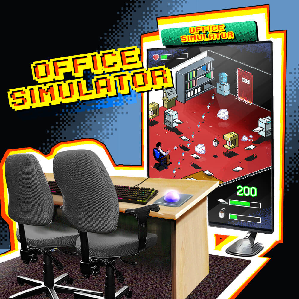 Office Simulator Deluxe Arcade Machine