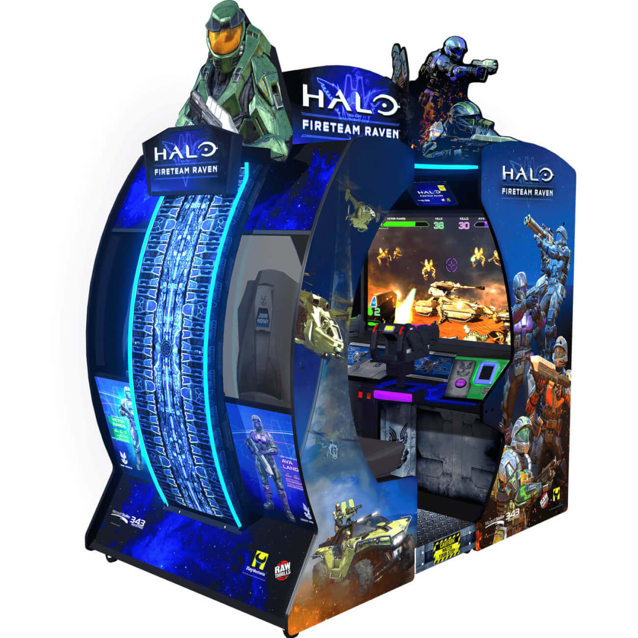 Halo Fireteam Raven Arcade Machine