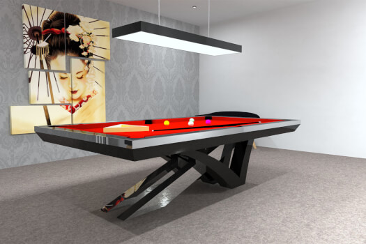 The Stellar Slate Bed Pool Table