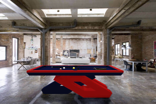 The Dozer Slate Bed Pool Table