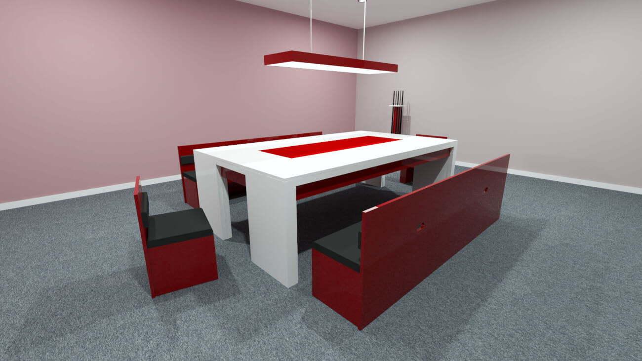 The Fusion Slate Bed Pool & Dining Table