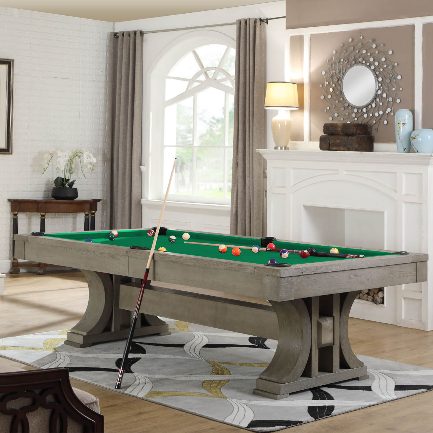 2 in 1 pool table and dining shop table