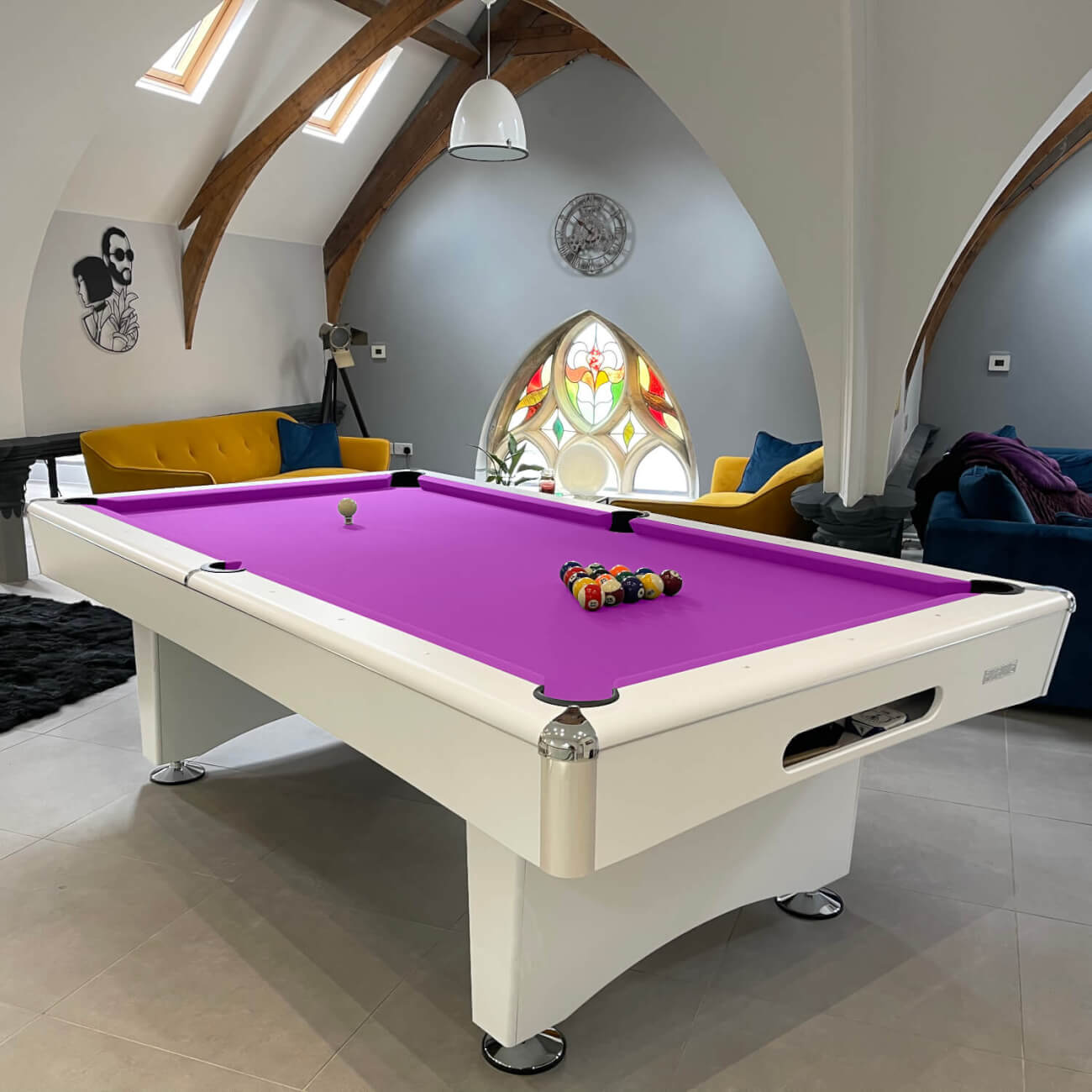 Pureline Nevada PRO II Slate Bed American Pool Table
