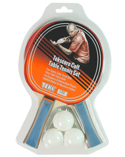 Tekscore Colt Table Tennis Bat & Ball Set