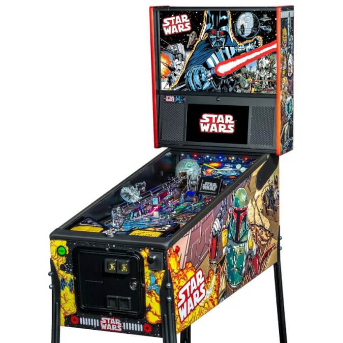 Stern Star Wars Comic Art Premium Pinball