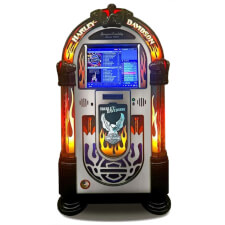 Rock-Ola Harley-Davidson Flames Digital Jukebox 