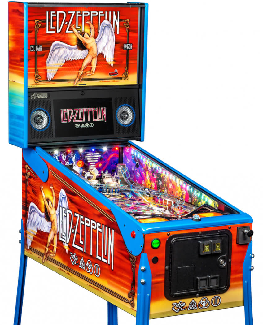 Stern Led Zeppelin Limited Edition Pinball Machine Liberty Games