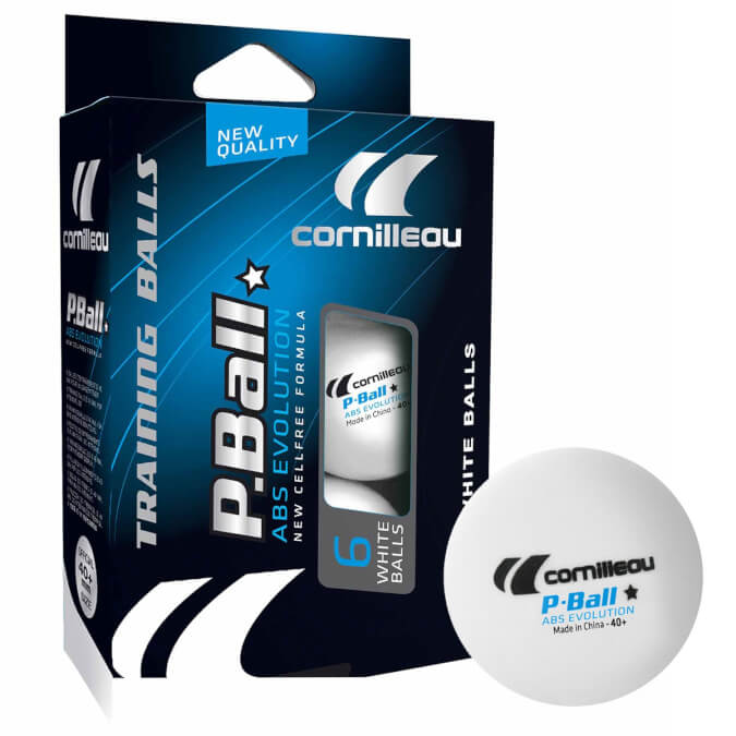 Cornilleau ABS Evolution 2* or 1* Table Tennis Balls (x 6)