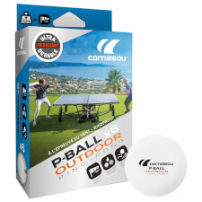 Cornilleau P-Ball Outdoor Table Tennis Balls (x 6)