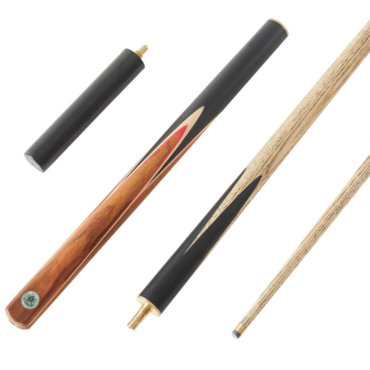 Pureline Strike 3/4-Joint 57-Inch British Pool Cue & Mini Butt