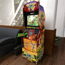 Arcade1Up Big Buck Hunter World™ Arcade Machine + Riser in our showroom