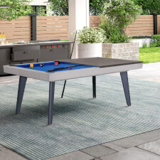 Pureline California Outdoor/Indoor 7ft Slate Bed Pool Dining Table