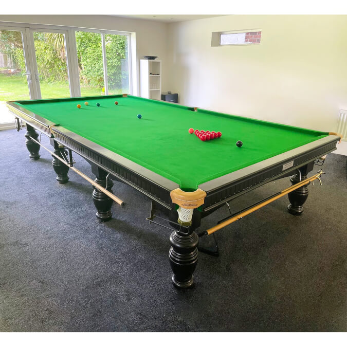 Fully Refurbished Slate Bed Full Size Snooker Table