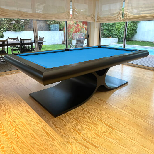The Edra Slate Bed Pool Table