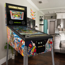 AtGames Legends Virtual Pinball Machine in our showroom