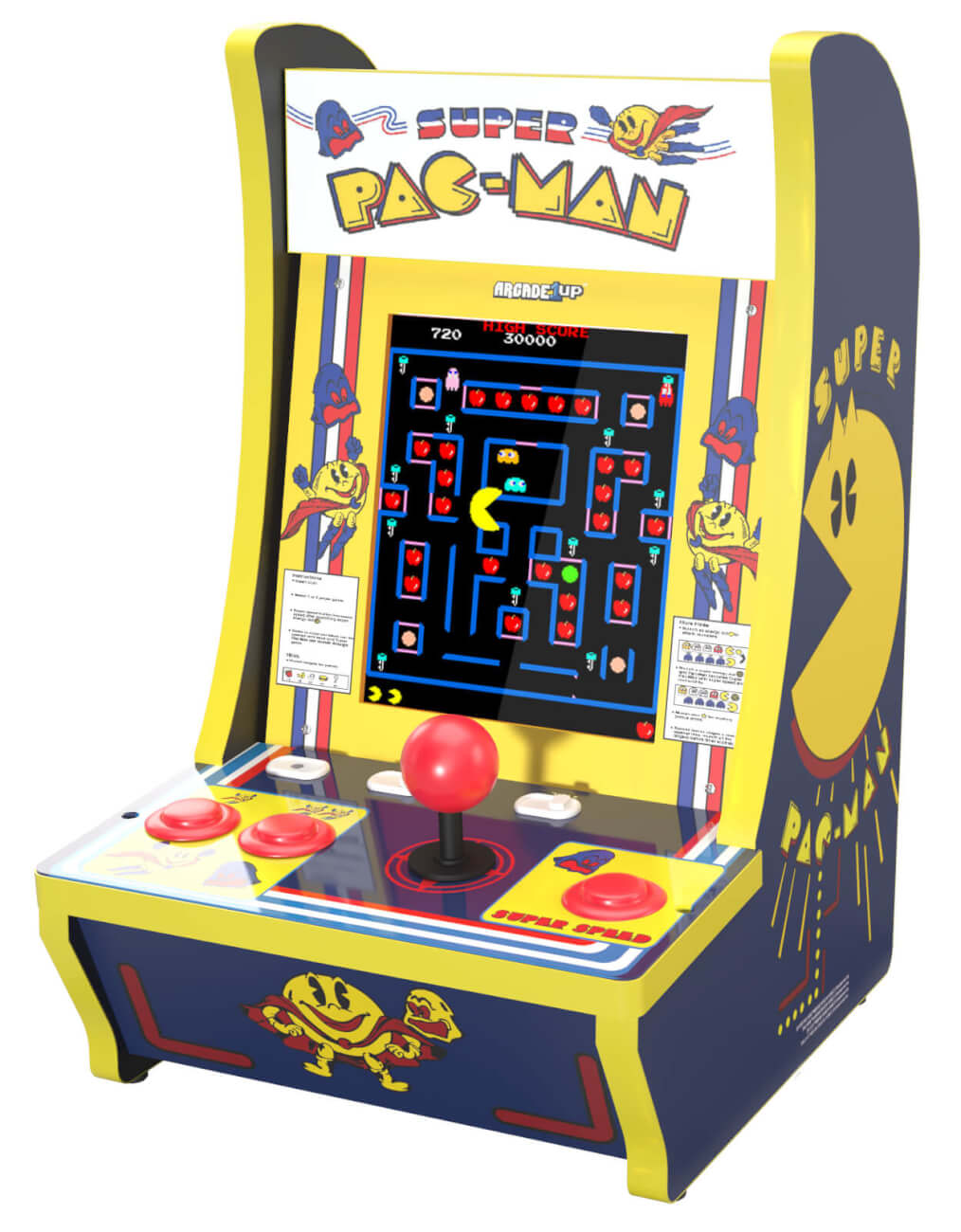 Arcade1Up Super Pac-Man Countercade Arcade Machine | Liberty Games