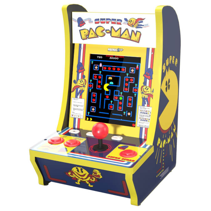 Arcade1Up Super Pac-Man Countercade Arcade Machine