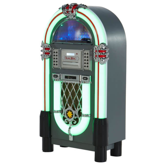 Graded Stock: Pureline 105V Retro Bluetooth, CD & Vinyl Jukebox