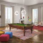 Rene Pierre Vauban American Slate Bed Pool Table