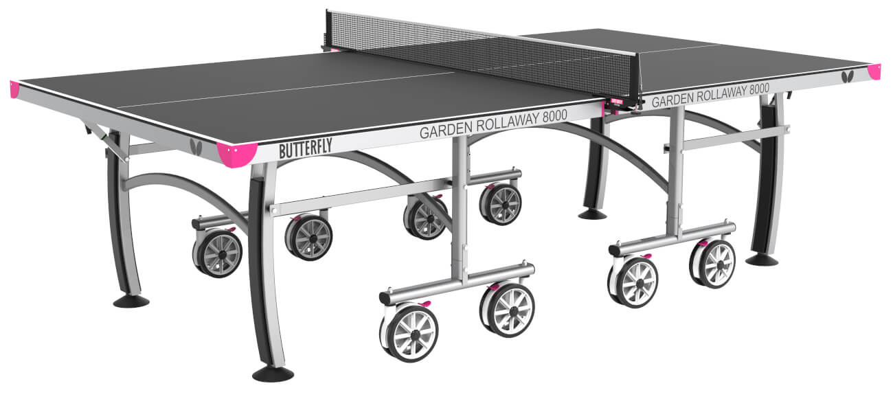 Butterfly Garden Rollaway 8000 Tennis Table