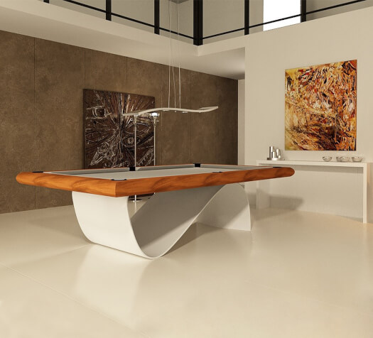 The Picasso Slim Slate Bed Pool Table